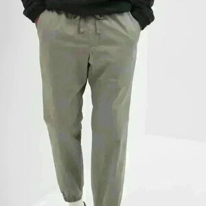 🌻Slim Canvas Joggers with Gapflex